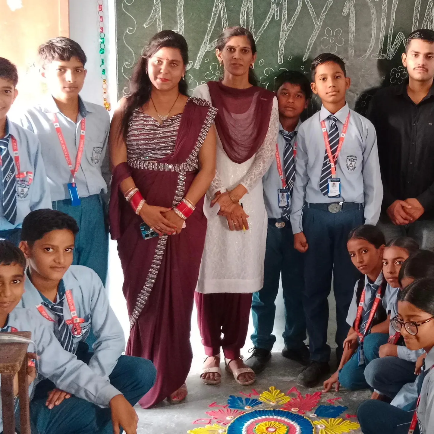 Students and staff at New Tagore Sr. Sec. School, Khewra — photograph 11