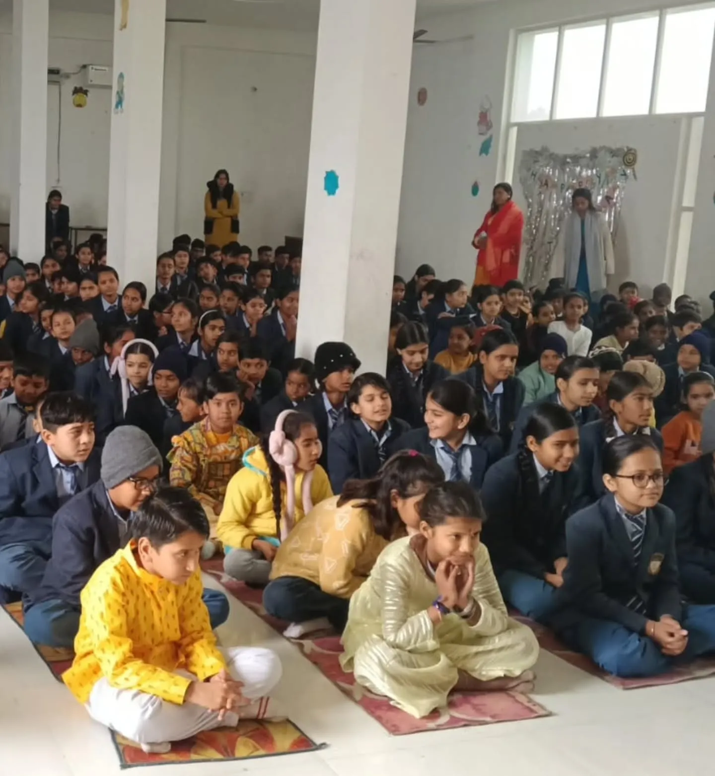 Students and staff at New Tagore Sr. Sec. School, Khewra — photograph 12