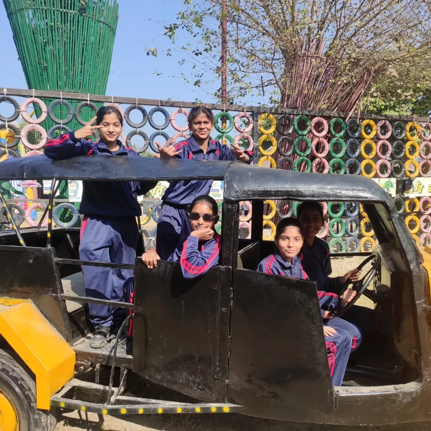 Students and staff at New Tagore Sr. Sec. School, Khewra — photograph 22