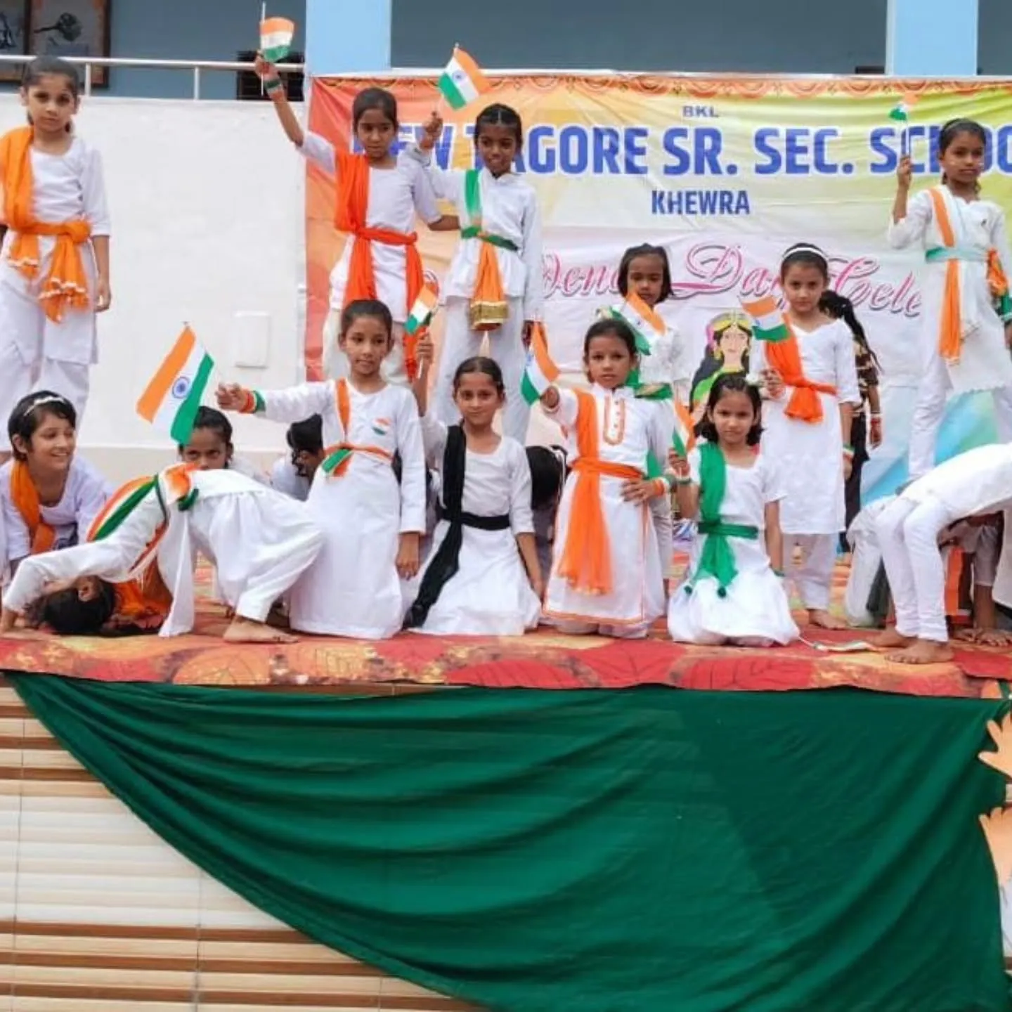 Students and staff at New Tagore Sr. Sec. School, Khewra — photograph 27
