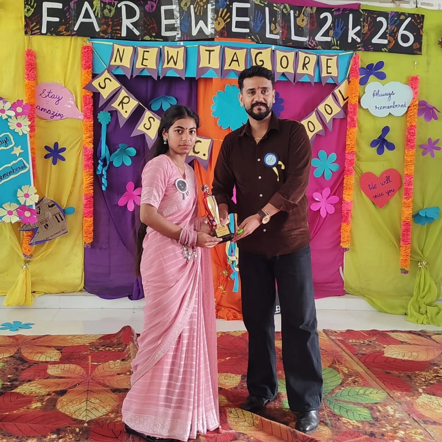 Students and staff at New Tagore Sr. Sec. School, Khewra — photograph 30