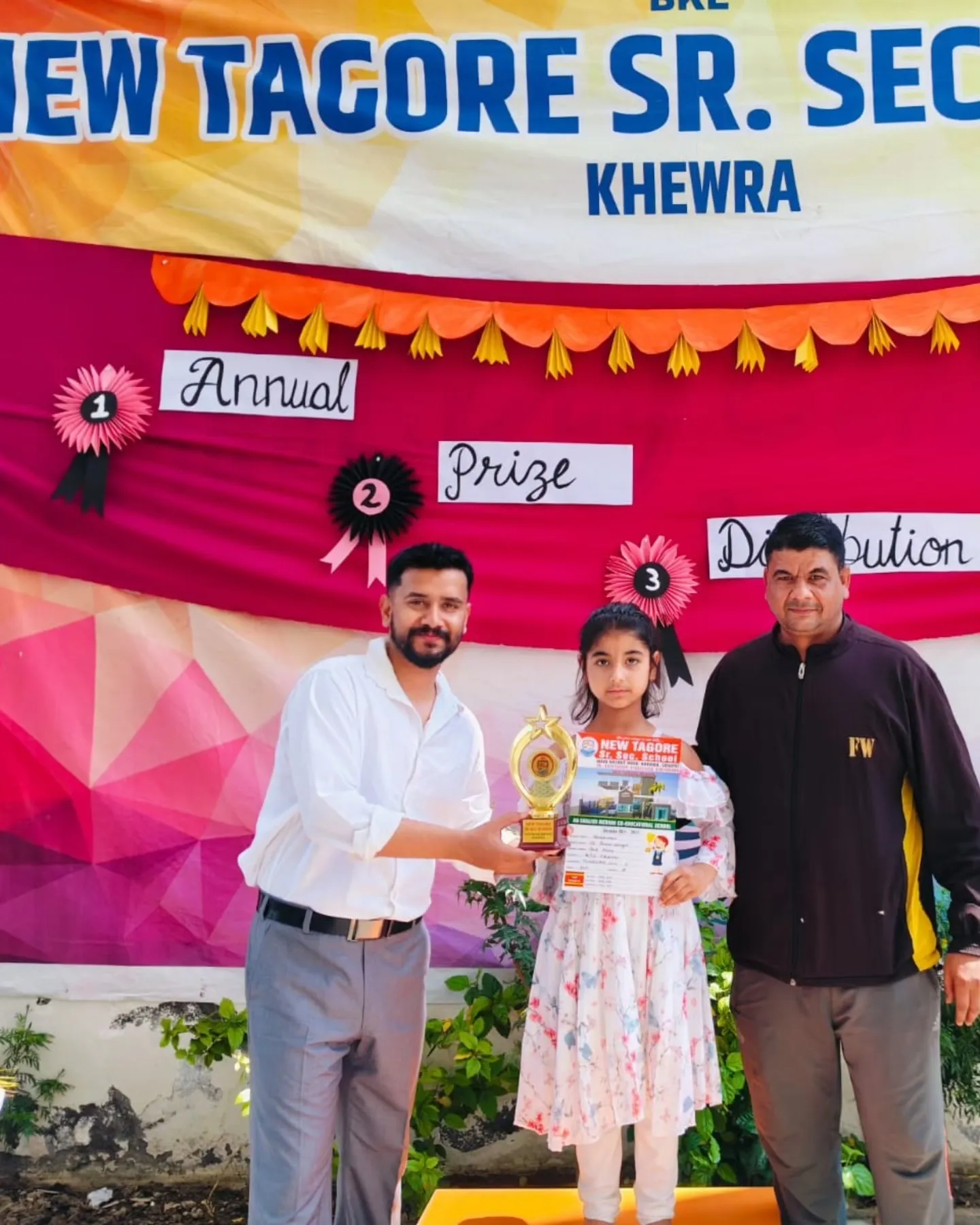 Students and staff at New Tagore Sr. Sec. School, Khewra — photograph 34
