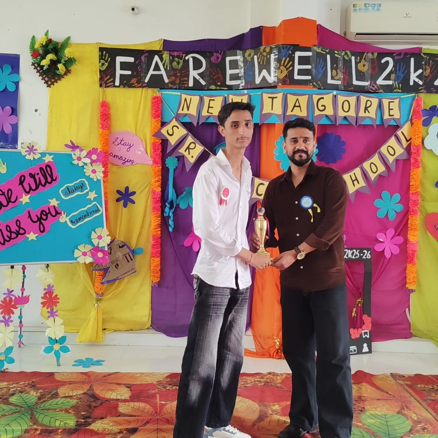 Students and staff at New Tagore Sr. Sec. School, Khewra — photograph 39