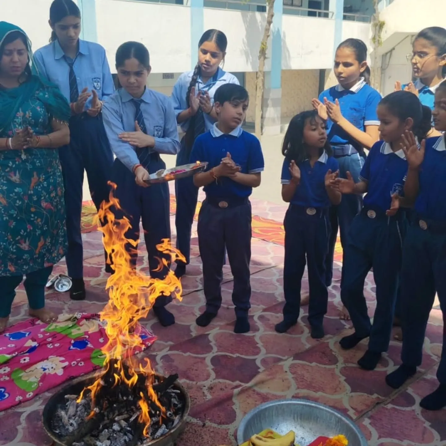 Students and staff at New Tagore Sr. Sec. School, Khewra — photograph 40