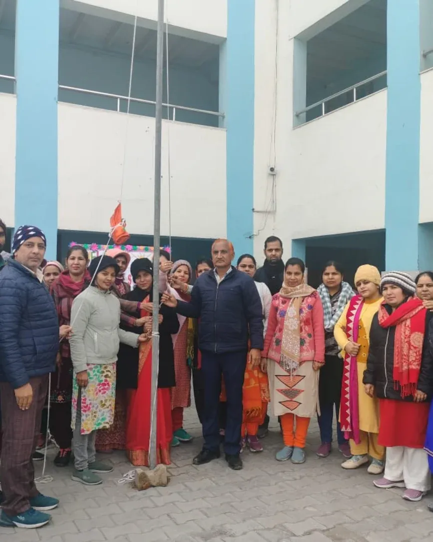 Students and staff at New Tagore Sr. Sec. School, Khewra — photograph 48